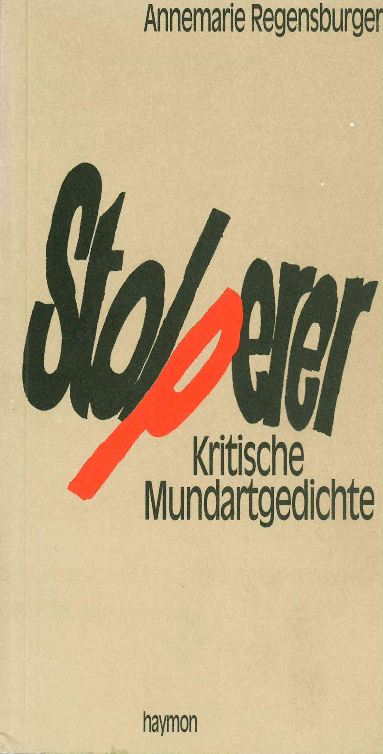 Stolperer: Kritische Mundartgedichte Social Sciences