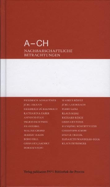 Von A bis CH: Nachbarschaftliche Betrachtungen Books