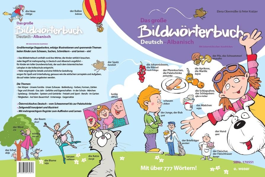Das große Bildwörterbuch Deutsch-Albanisch: Mit österreichischen Ausdrücken Foreign Languages ​​& Dictionaries