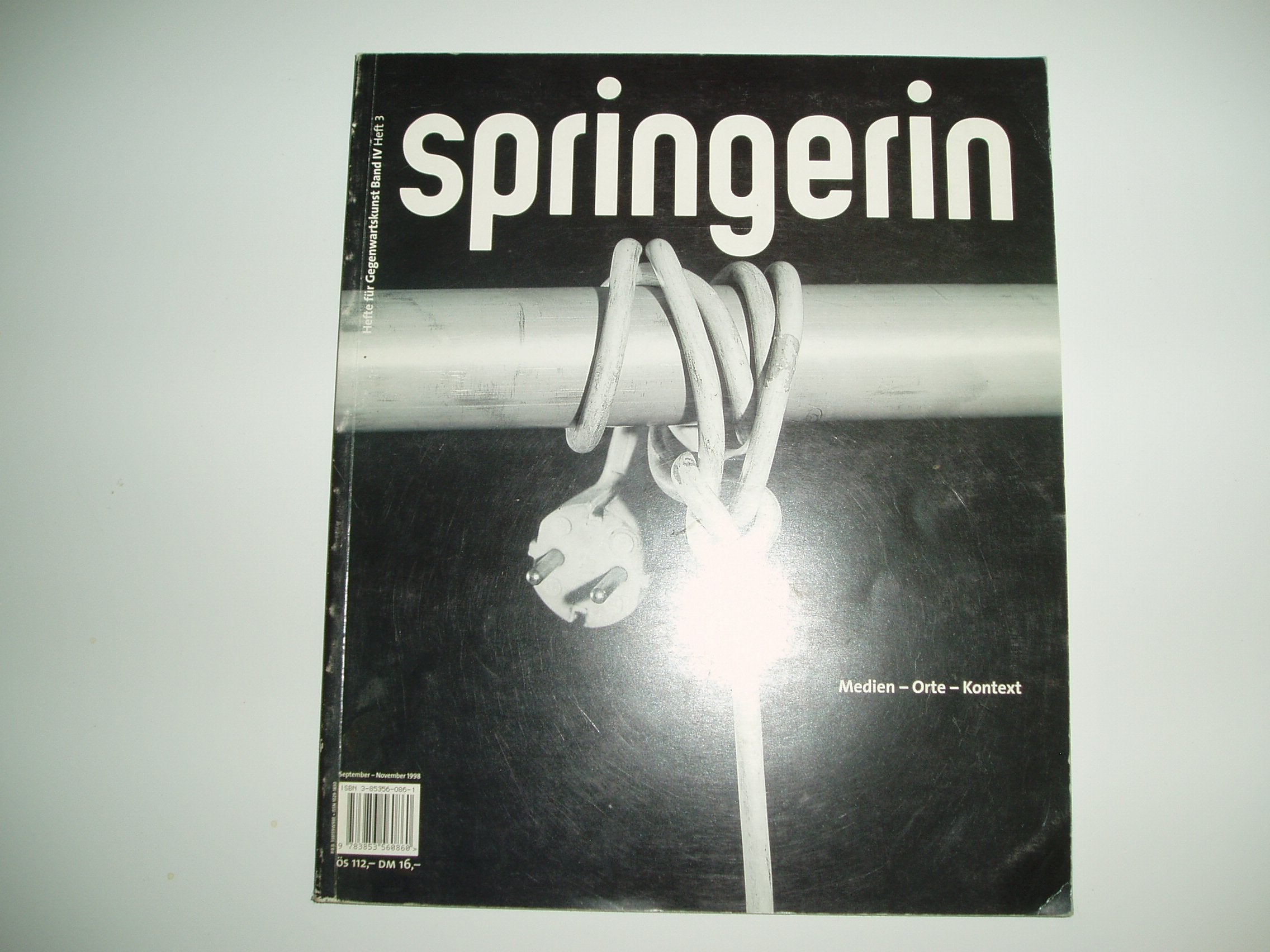 springerin. Hefte für Gegenwartskunst / Medien - Orte - Kontext: September - November 1998 Film, Art & Culture