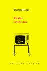 Product Image: Pfeifer bricht aus: Roman