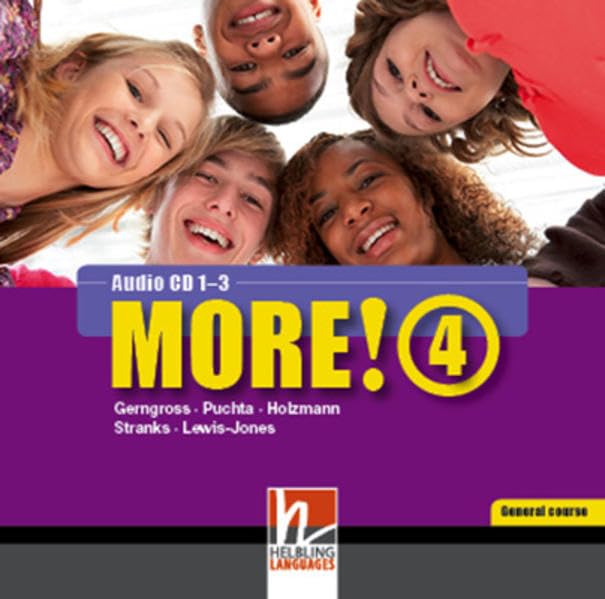 MORE! 4 Audio-CDs General course Media & Communication Books