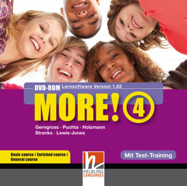 MORE! 4 DVD-ROM mit Schularbeiten-Training Foreign Languages ​​& Dictionaries