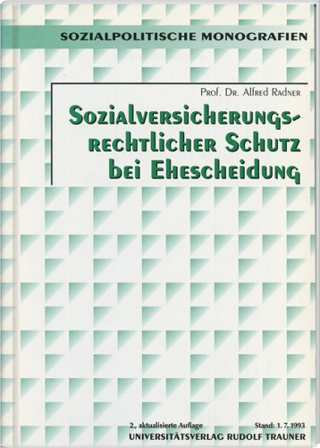 Sozialversicherungsrechtlicher Schutz bei Ehescheidung Law