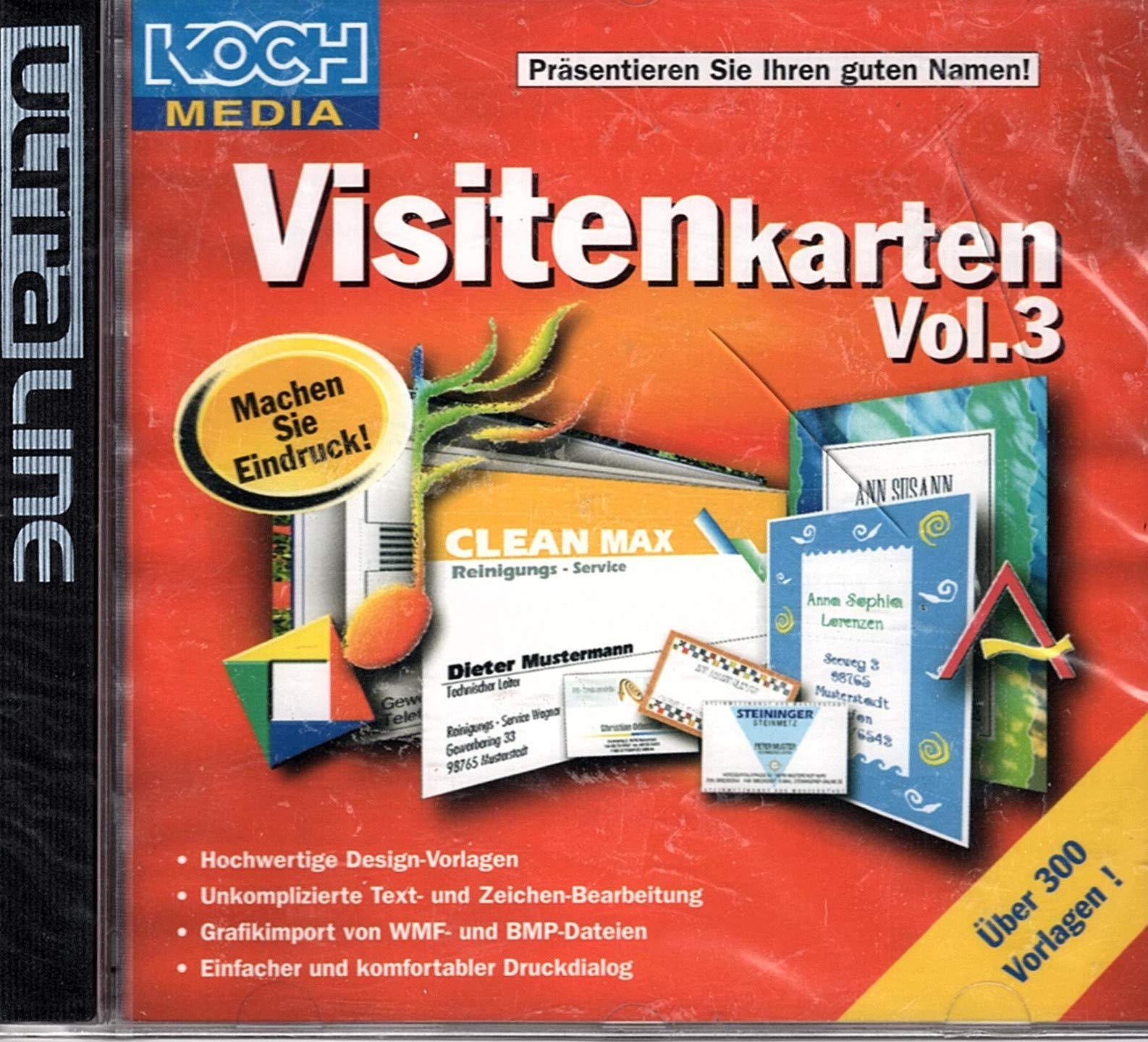 Ultraline. Visitenkarten 3. CD- ROM für Windows 95/98/2000 Other software
