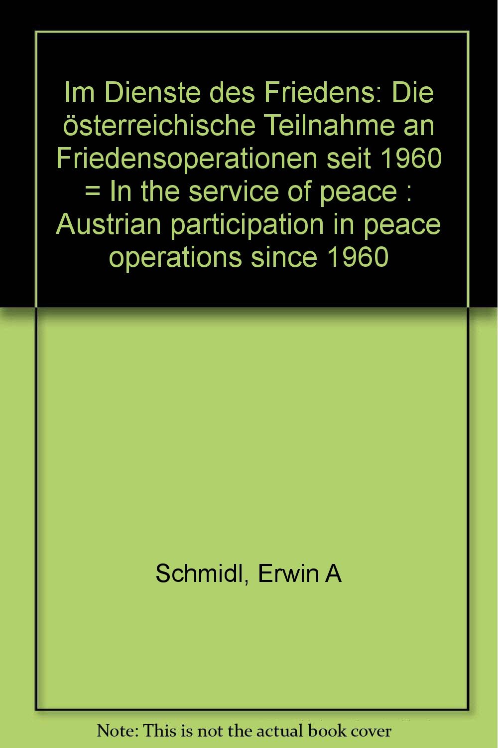 40 Jahre Teilnahme an internationalen Einsätzen Books