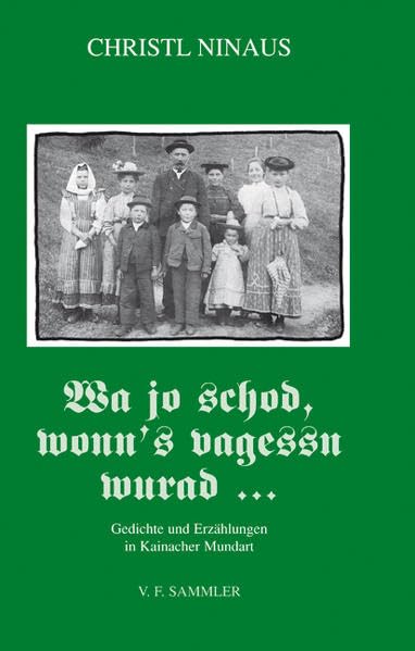 Wa jo schod, wonn´s vagessn wurad ... Contemporary literature