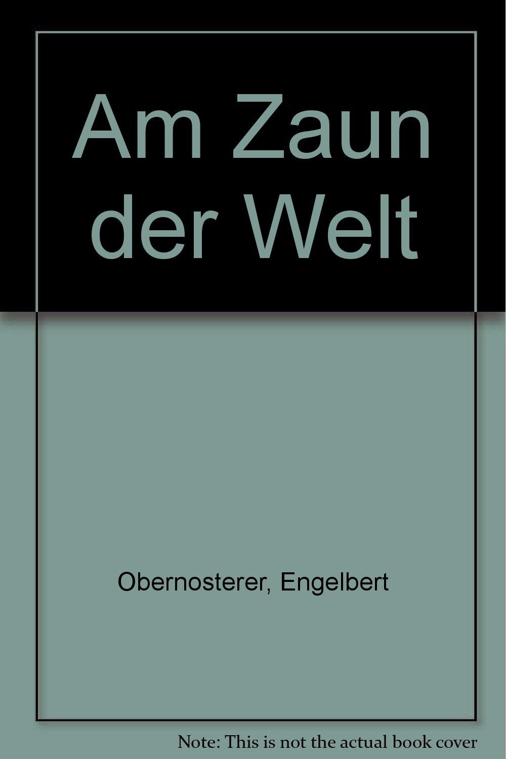 Product Image: Am Zaun der Welt