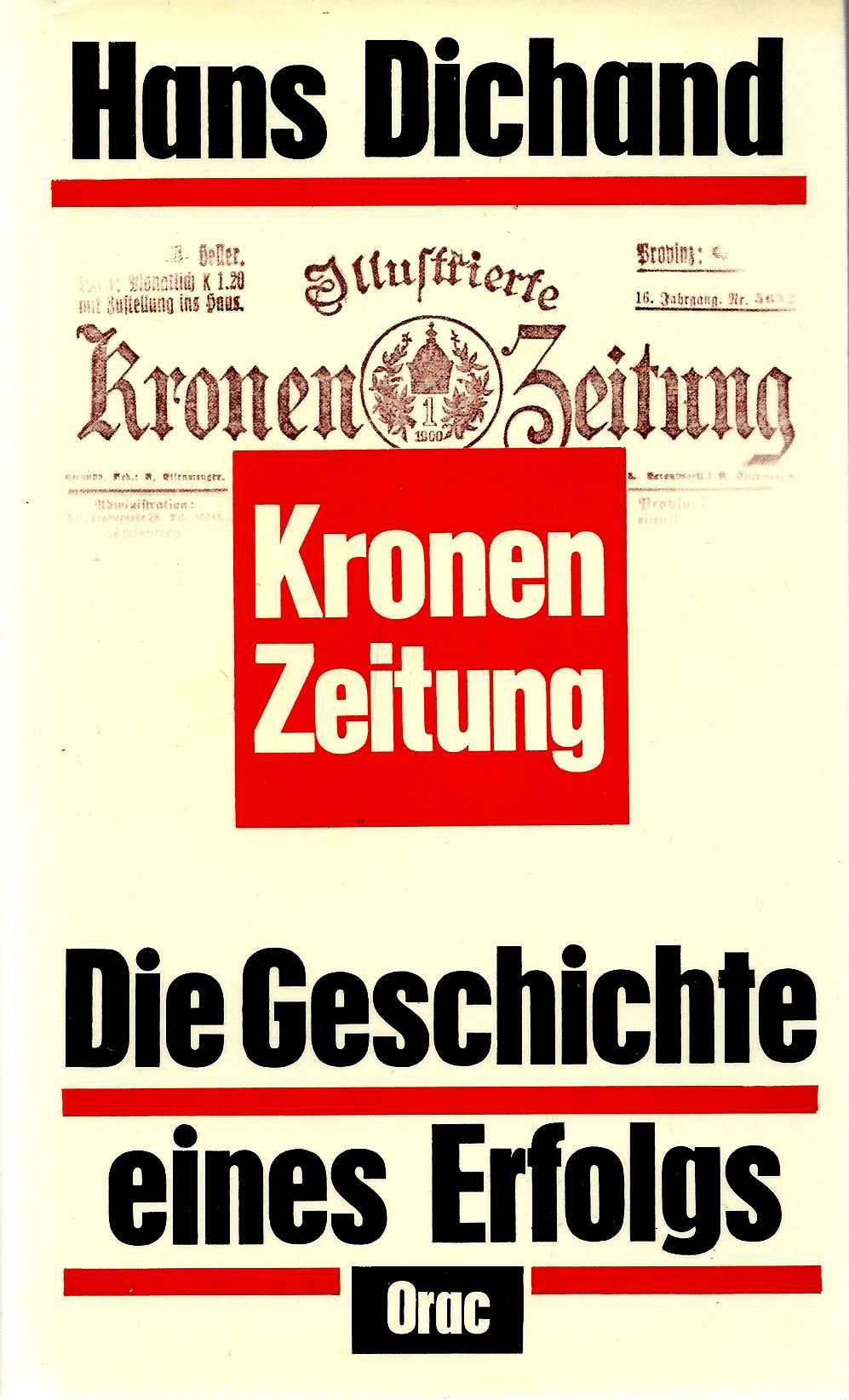 Kronen Zeitung Die Geschichte eines Erfolgs Books