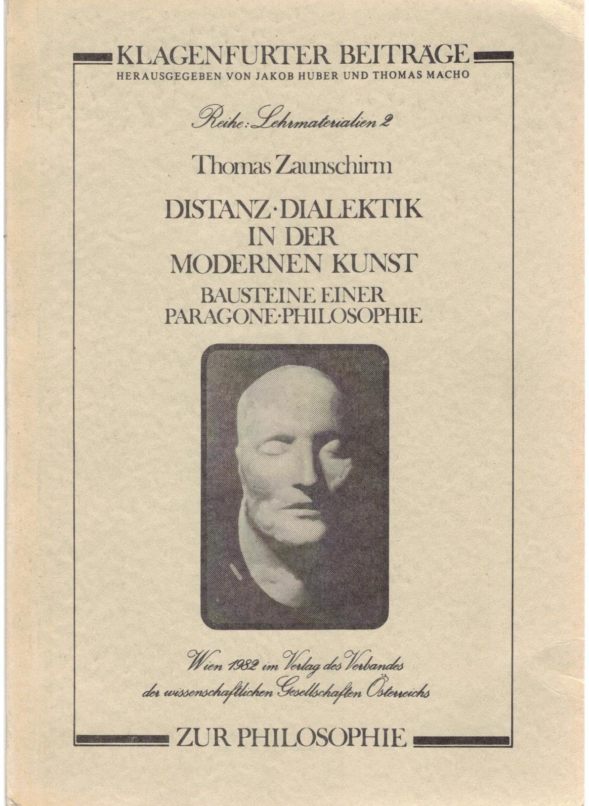 Distanz-Dialektik in der modernen Kunst : Bausteine einer Paragone-Philosophie. Books