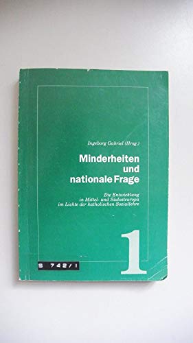 Minderheiten und nationale Frage (Schriftenreihe des Instituts fur Sozialpolitik und Sozialreform) (German Edition) Books