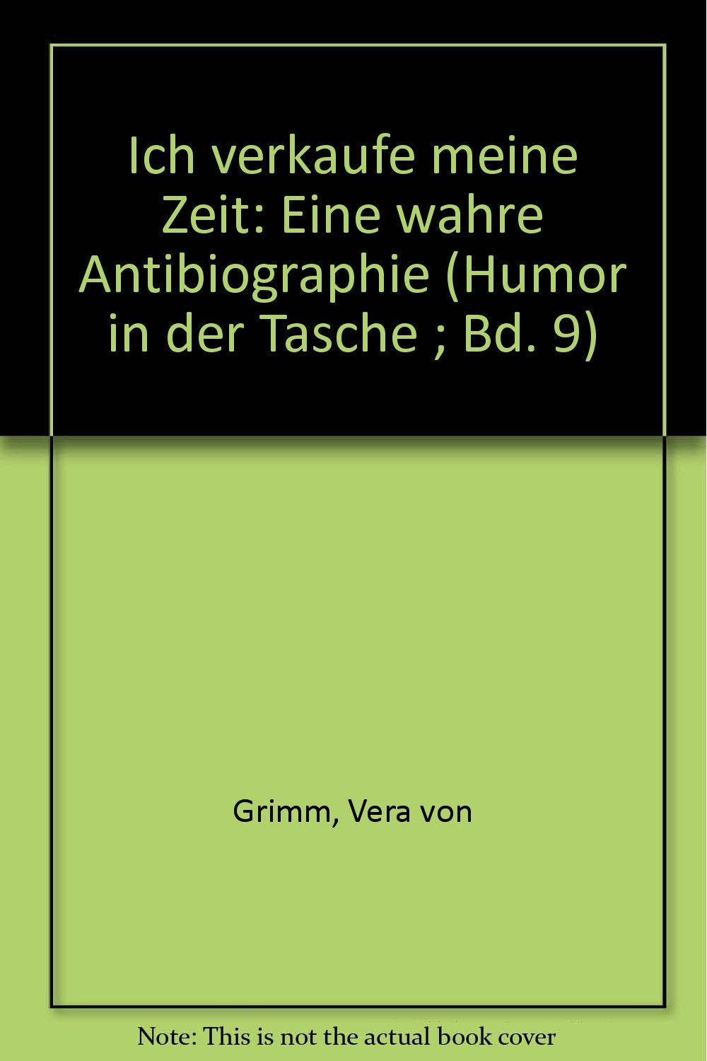 Ich verkaufe meine Zeit Books