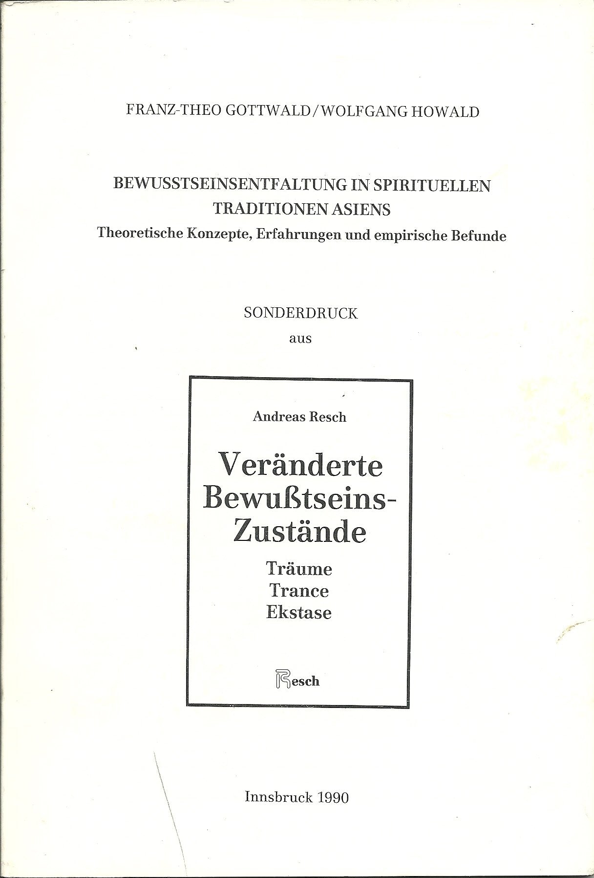 Veränderte Bewusstseinszustände: Träume, Trance, Ekstase (Imago mundi) Philosophy
