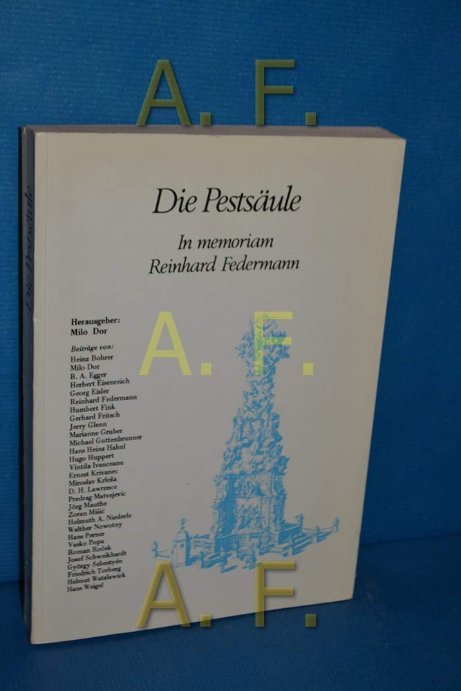 Product Image: Die Pestsäule. In memoriam Reinhard Federmann