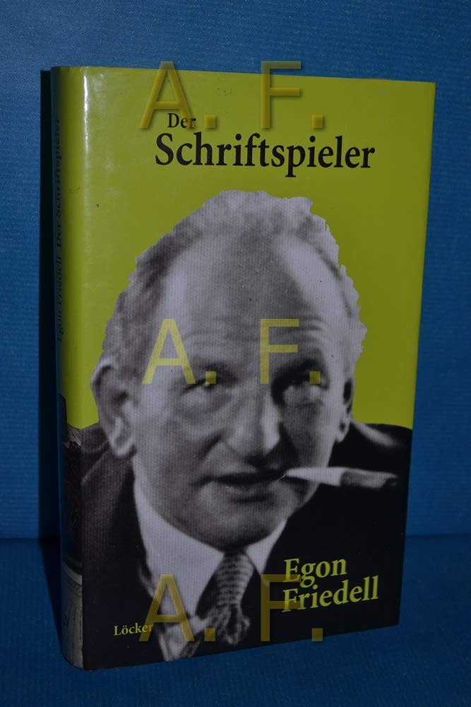 Der Schriftspieler: Autobiographische Schriften Contemporary literature