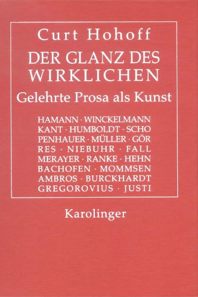 Zauber des Wirklichen: Gelehrte Prosa als Kunst Books