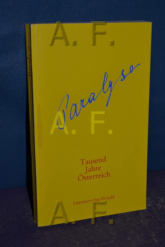 Paralyse: 1000 Jahre Österreich Contemporary literature