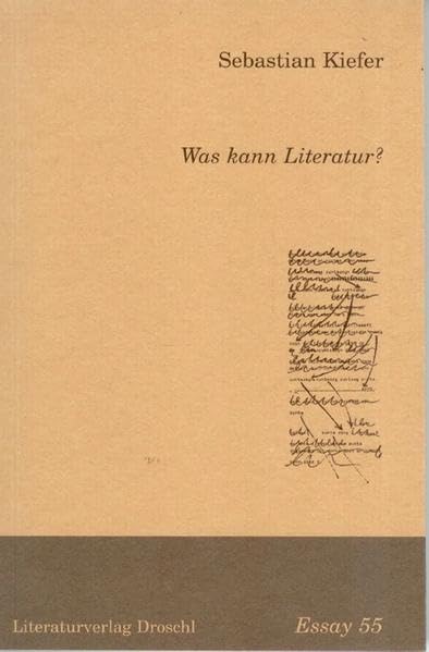 Was kann Literatur? (Essays) Poetry