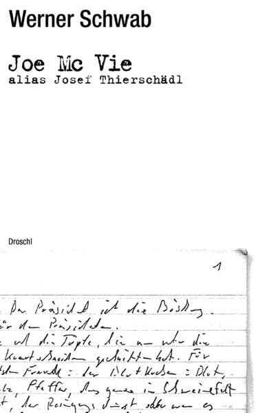 Joe Mc Vie alias Josef Thierschädl: Roman (Werke) Contemporary literature