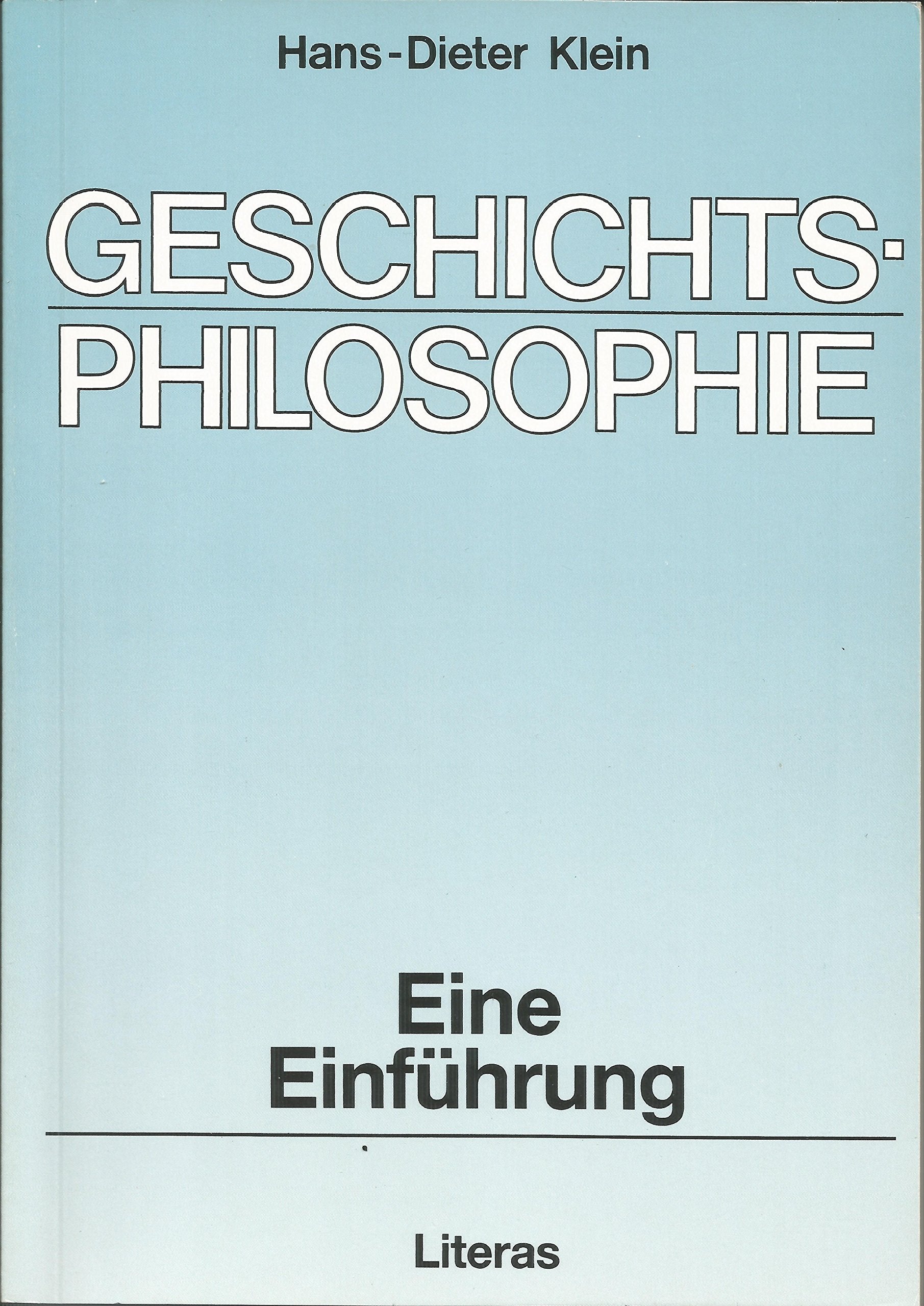 Product Image: Geschichtsphilosophie: Eine Einführung