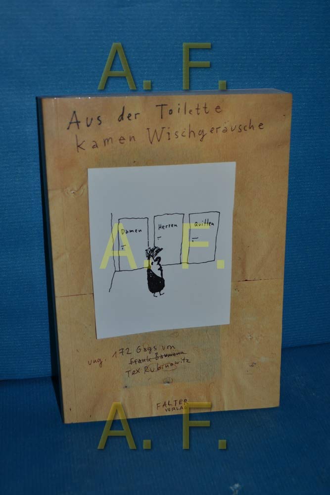Aus der Toilette kamen Wischgeräusche (Falter-Comics) Manga