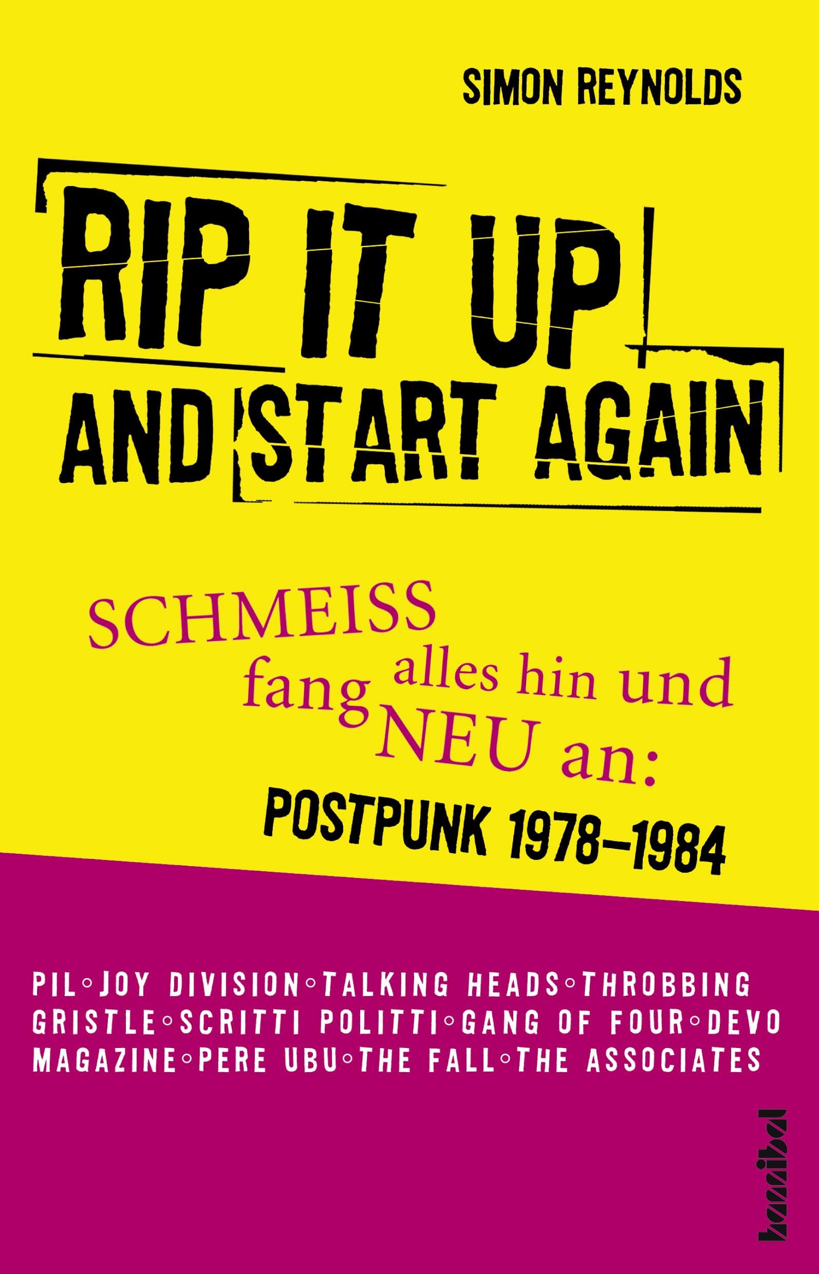 Rip It Up And Start Again Pop culture Books
