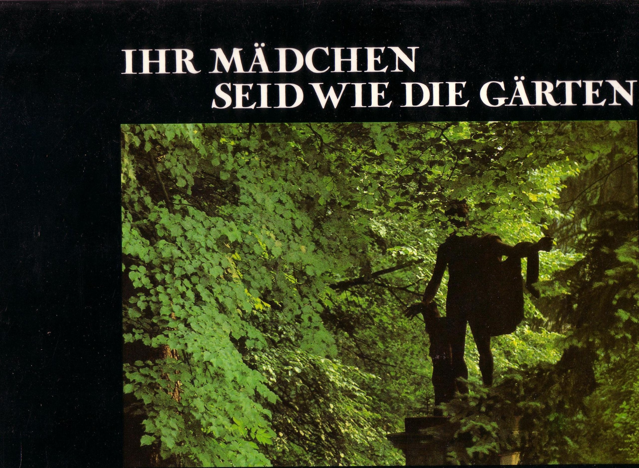 Ihr Mädchen seis wie die Gärten. Gedichte. Books