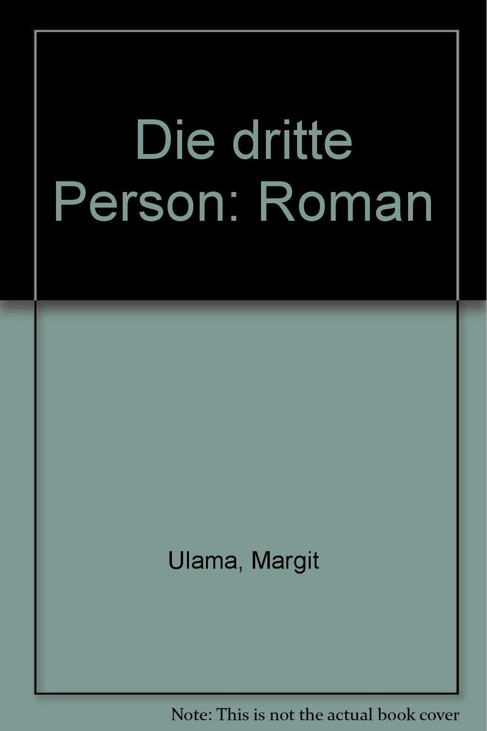 Product Image: Die dritte Person: Roman