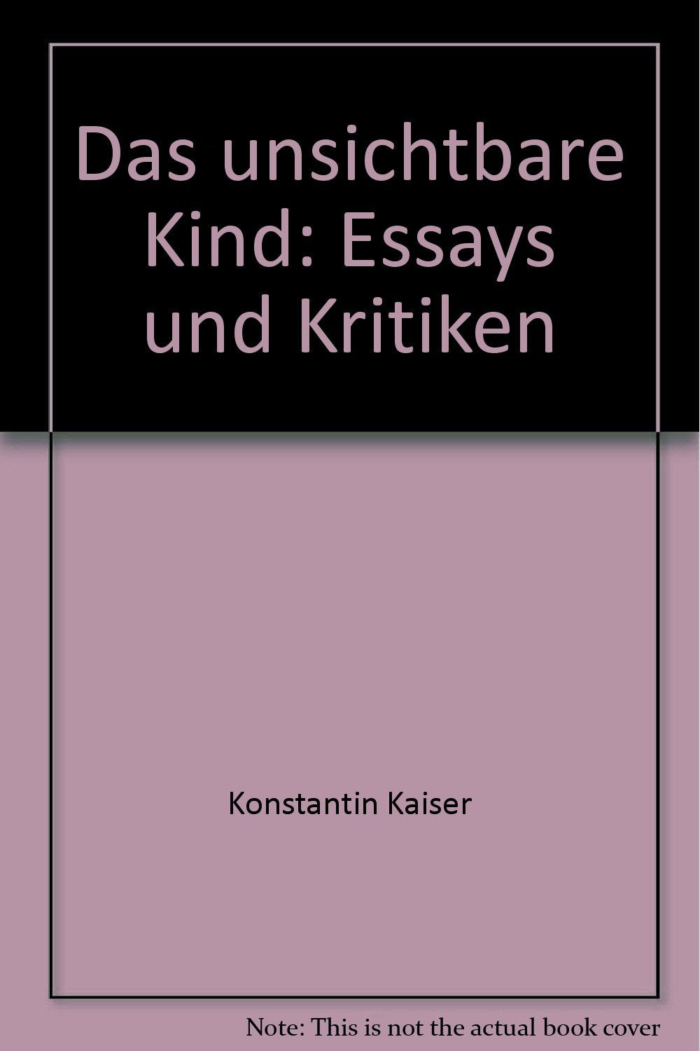 Product Image: Das unsichtbare Kind