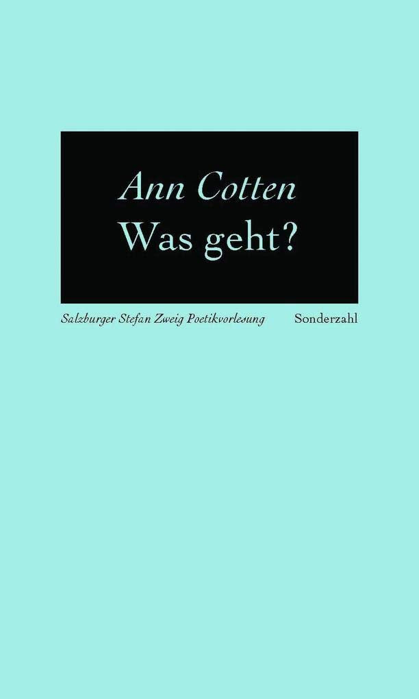 Was geht: Salzburger Stefan Zweig Poetikvorlesungen Social Sciences