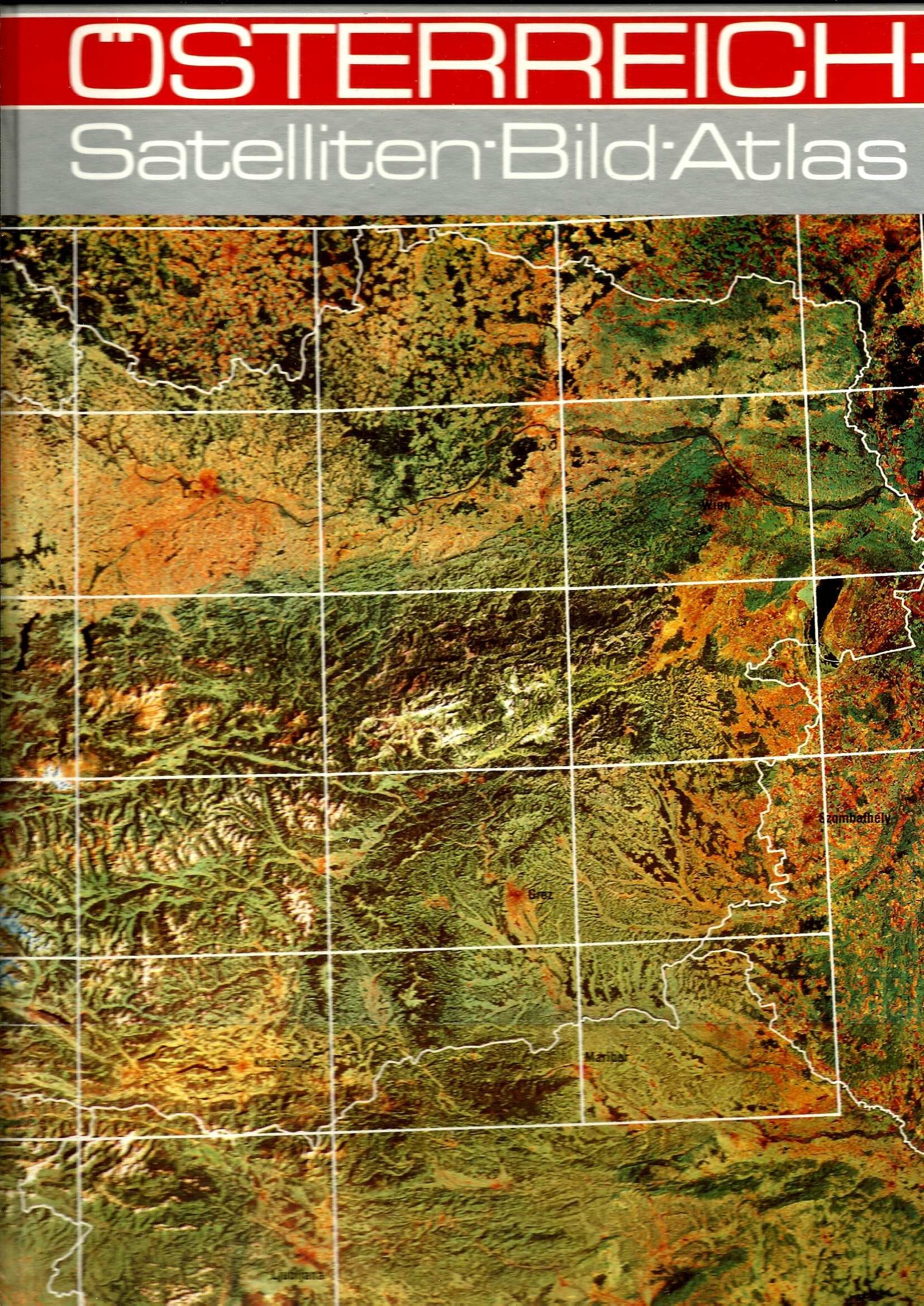 Österreich Satelliten-Bild-Atlas Books