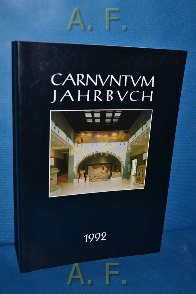 Carnuntum Jahrbuch 1992 ("Zeitschrift für Archäologie und Kulturgeschichte des Donauraumes") Natural Sciences