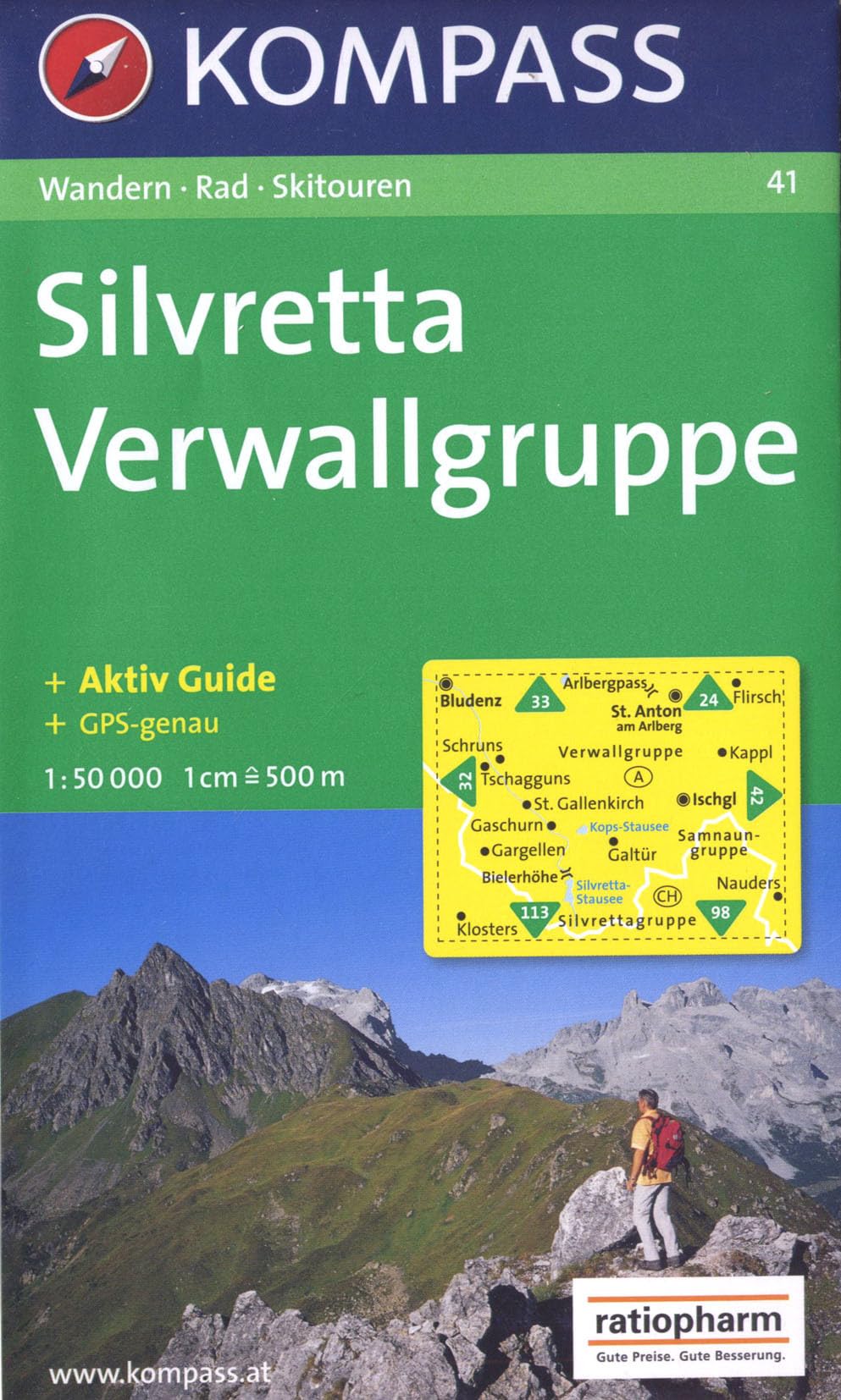Silvretta, Verwallgruppe 1 : 50 000 Leisure, Home & Garden