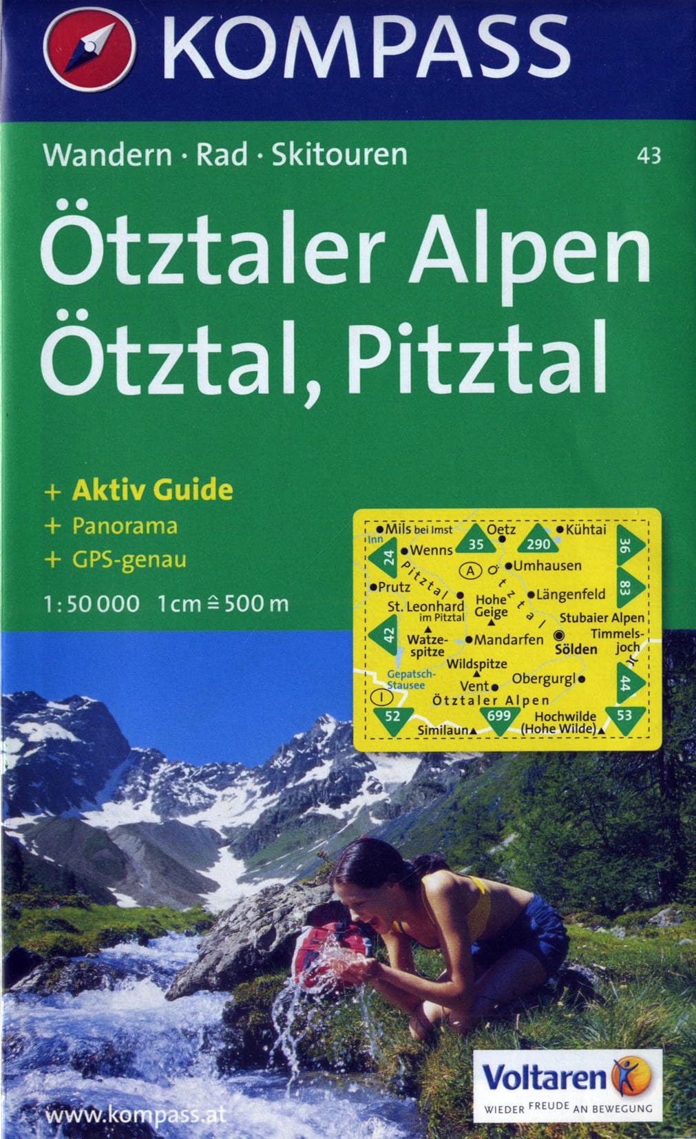 Ötztaler Alpen / Ötztal / Pitztal 1 : 50 000 Leisure, Home & Garden