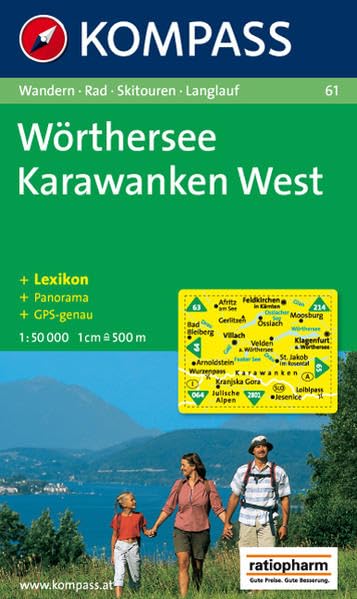 Wörthersee, Karwanken West: Wandern / Rad / Skitouren / Langlauf. Panorama, GSP-genau. 1:50.000 Leisure, Home & Garden
