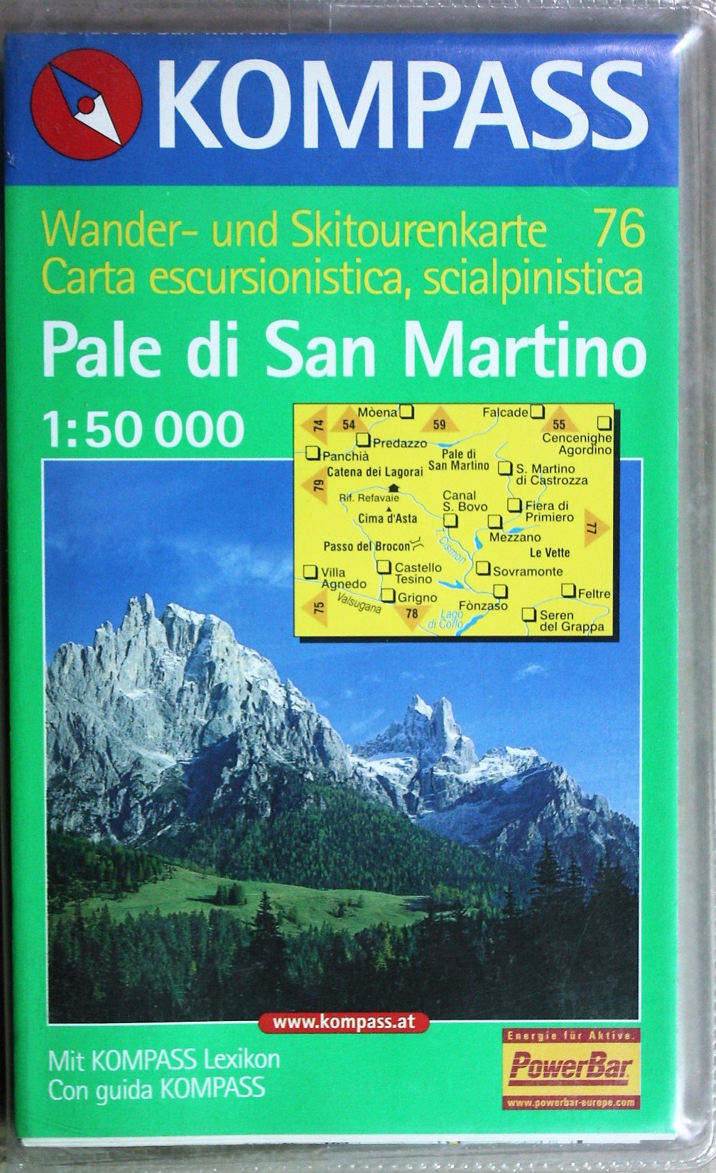 Pale di San Martino: Wander- und Skitourenkarte. Carta escursioni e sci alpinismo. 1:50.000 Leisure, Home & Garden