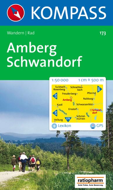 Amberg, Schwandorf: Wandern / Rad. GPS-genau. 1:50.000 Leisure, Home & Garden