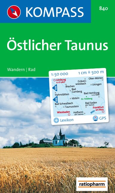 Östlicher Taunus (Maßstab 1:50.000). GPS-genau Leisure, Home & Garden
