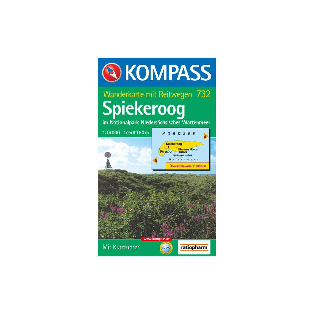 Spiekeroog im Nationalpark Niedersächsisches Wattenmeer: 1:15000. Wandern / Rad / Reiten. GPS-genau Leisure, Home & Garden