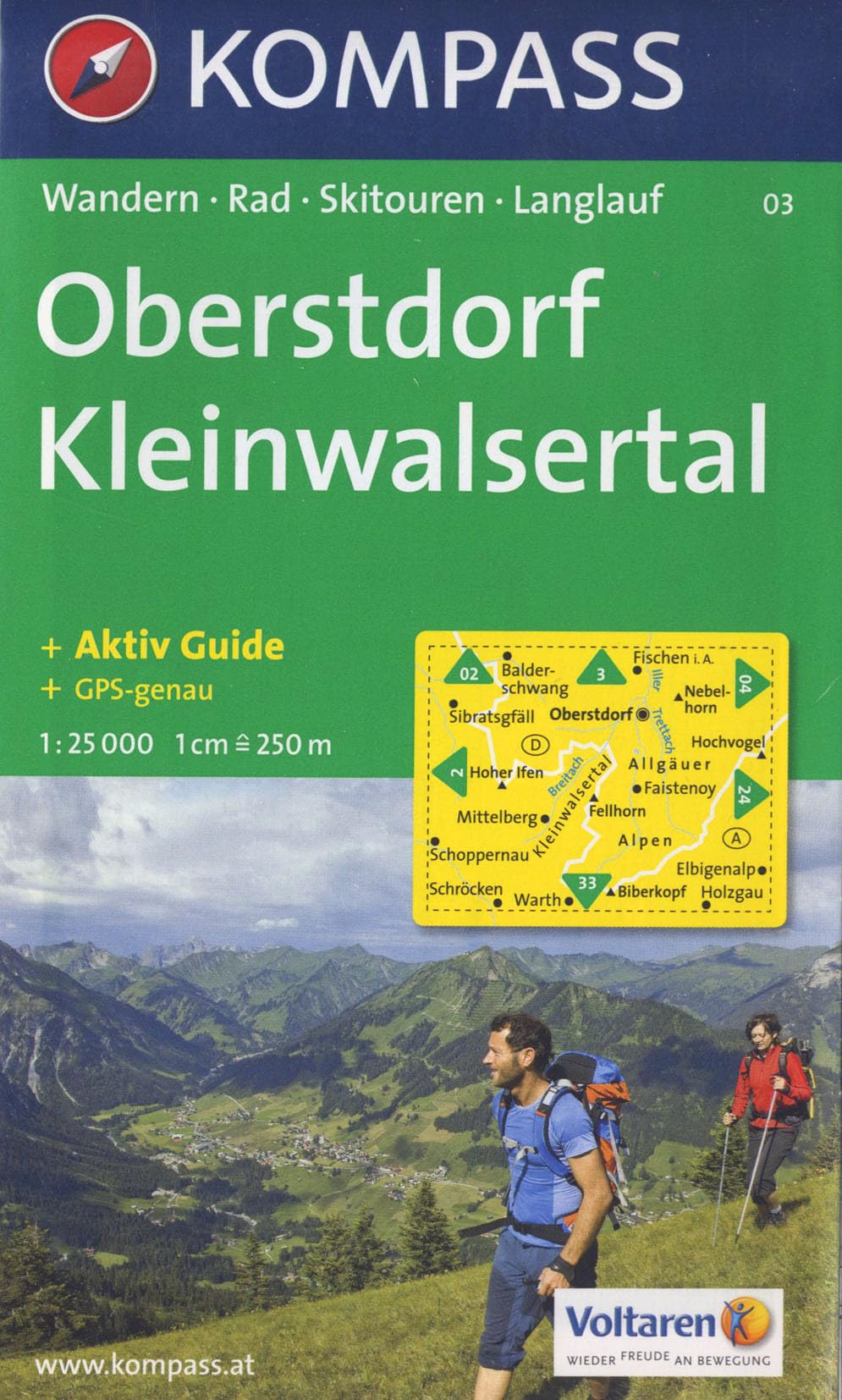 Oberstdorf, Kleinwalsertal: Wandern / Rad / Skitouren / Langlauf. GPS-genau. 1:25.000 Leisure, Home & Garden