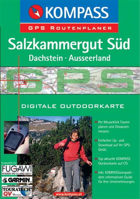 Salzkammergut Süd - Dachstein - Ausseerland: Mit digitaler Outdoorkarte und Kurzführer. GPS-Routenplaner Books