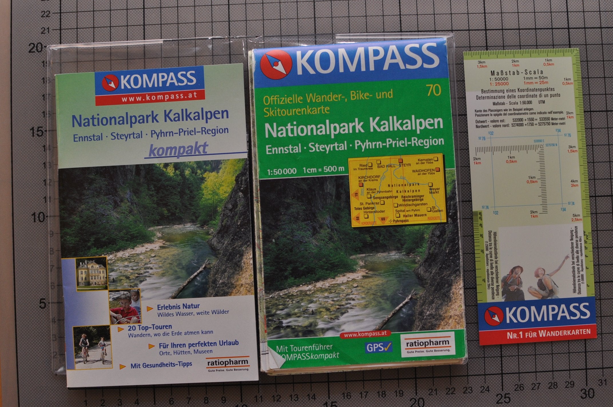 Nationalpark Kalkalpen: 1 : 50 000. Ennsthal, Steyrtal, Pyhrn-Priel-Region. Offizielle Wander-, Bike- und Skitourenkarte. GPS-genau Leisure, Home & Garden