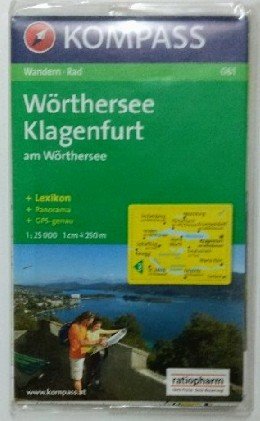 Wörthersee, Klagenfurt: Wander- und Bikekarte. Mit Panorama. GPS-genau. 1:25.000 Leisure, Home & Garden