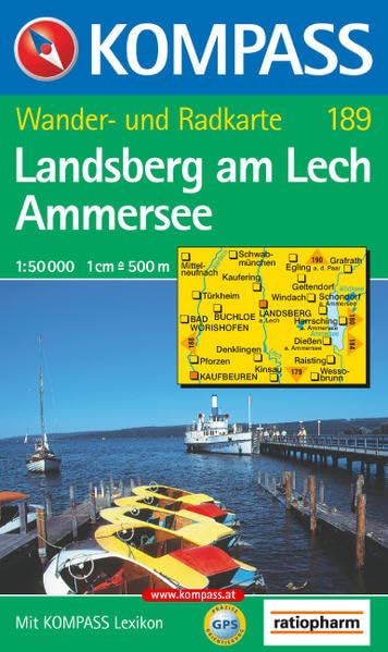 Landsberg am Lech, Ammersee: Wander- und Bikekarte. GPS-genau. 1:50.000 Leisure, Home & Garden