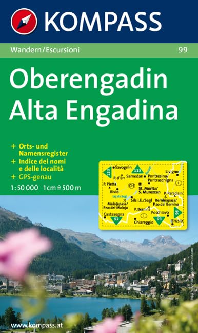 Oberengadin/Alta Engadina: 1 : 50 000: Wanderkarte. GPS compatible Leisure, Home & Garden