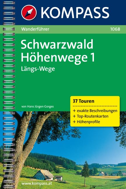 Schwarzwald Höhenwege 1 - Längswege: Wanderführer mit Tourenkarten und Wandertipps (KOMPASS Wanderführer, Band 1068) Leisure, Home & Garden