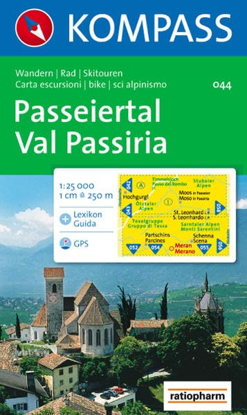 Passeiertal / Val Passiria 1 : 25 000: Wander-, Rad- und Skitourenkarte. Mit Kompass-Lexikon. GPS-genau Leisure, Home & Garden