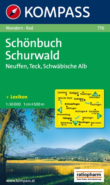Schönbuch, Schurwald 1 : 50 000 Leisure, Home & Garden