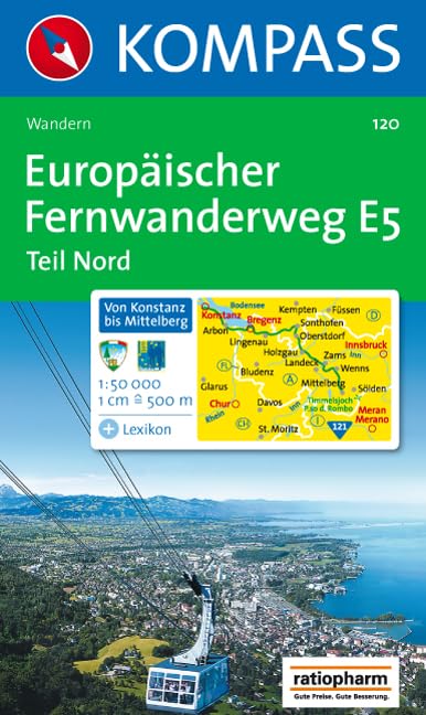 Europäischer Fernwanderweg E 5, Teil Nord: Wandern. 1:50.000 Leisure, Home & Garden