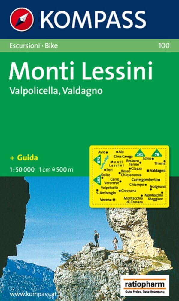 Monti Lessini, Valpolicella, Valdagno 1 : 50 000 Leisure, Home & Garden